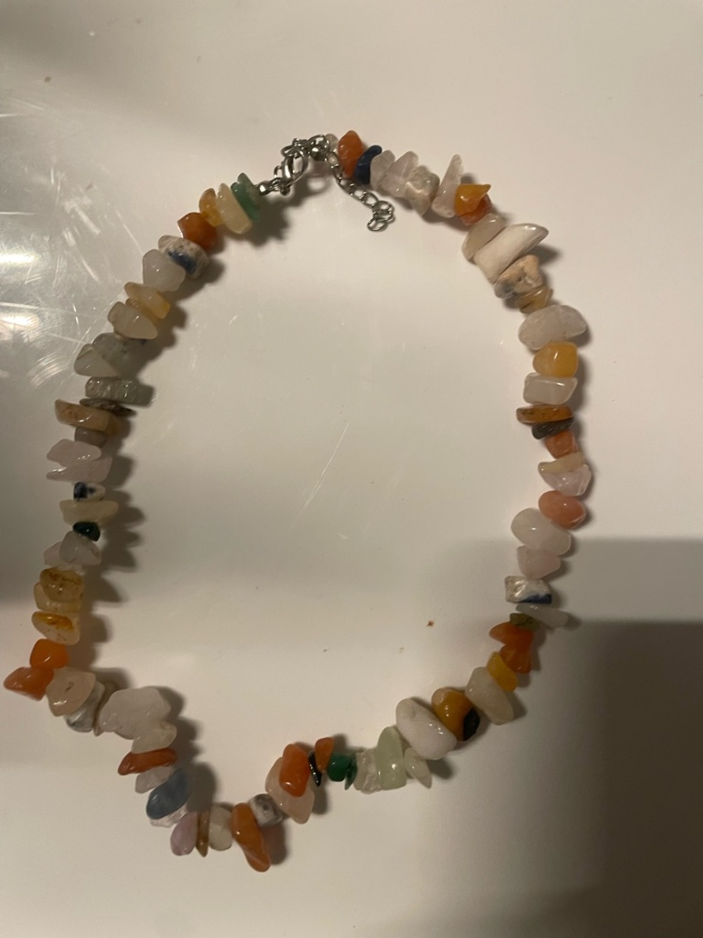 Multi-Color Beaded Chip Necklace - Women Jewelry